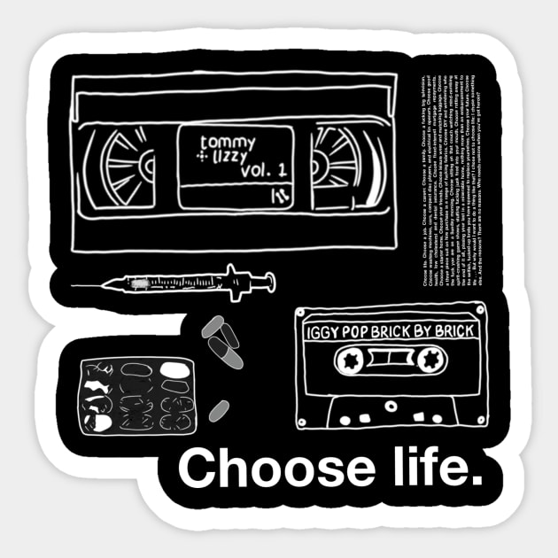 Choose Life Sticker by jealousclub